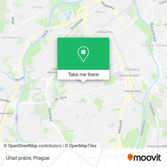 Карта Úřad práce
