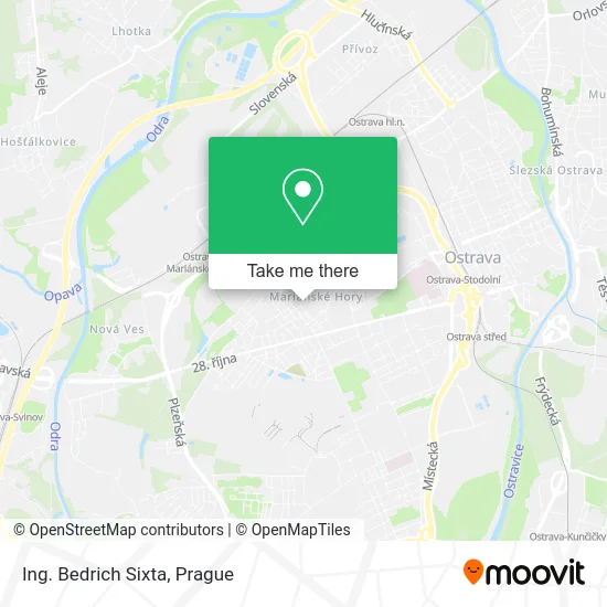 Карта Ing. Bedrich Sixta