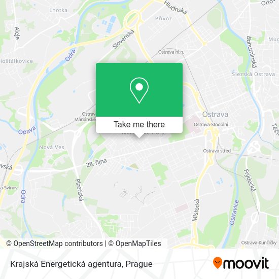 Карта Krajská Energetická agentura