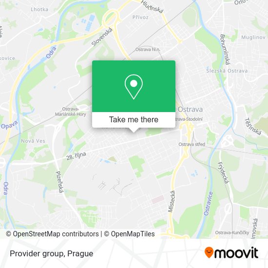 Карта Provider group