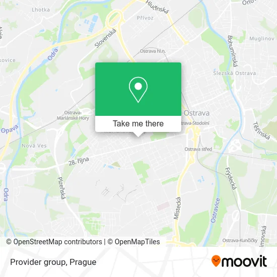Карта Provider group