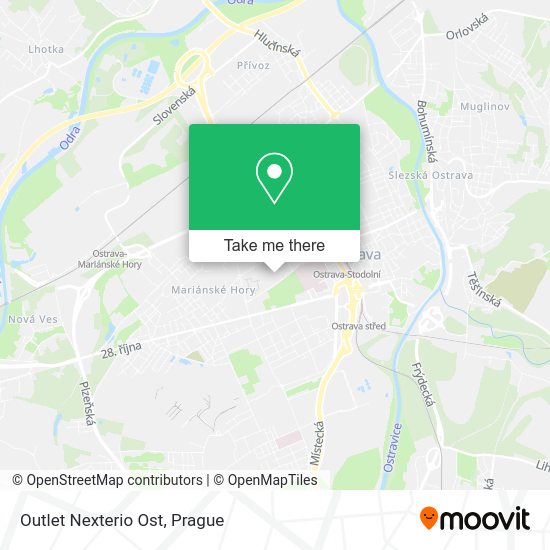 Карта Outlet Nexterio Ost