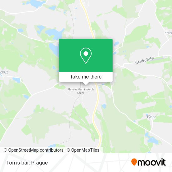 Карта Tom's bar