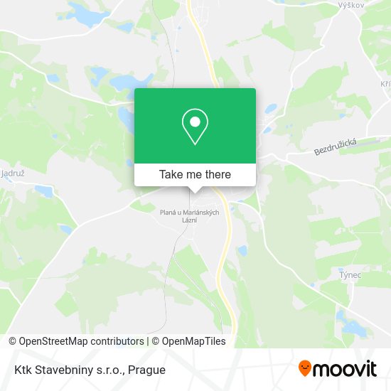 Карта Ktk Stavebniny s.r.o.