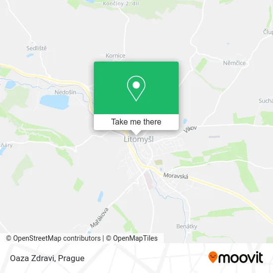 Карта Oaza Zdravi