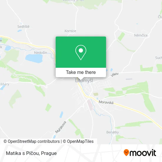 Карта Matika s Píčou