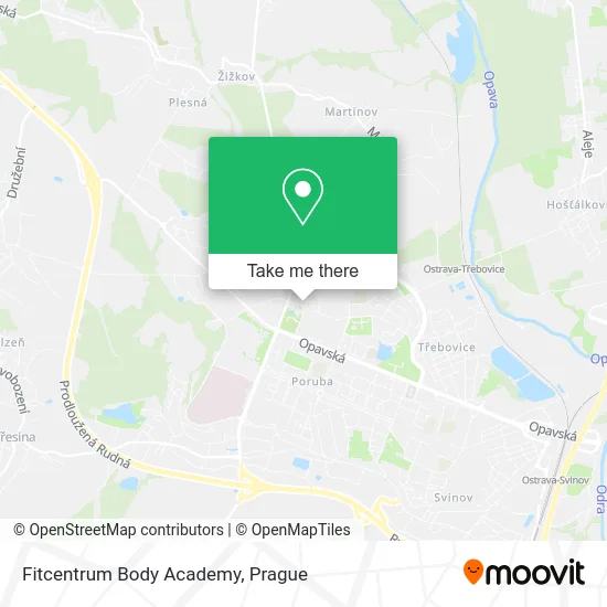 Карта Fitcentrum Body Academy