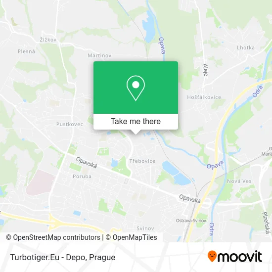 Карта Turbotiger.Eu - Depo