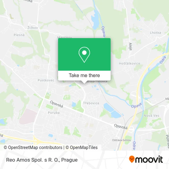 Карта Reo Amos Spol. s R. O.