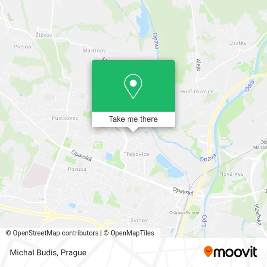 Карта Michal Budis