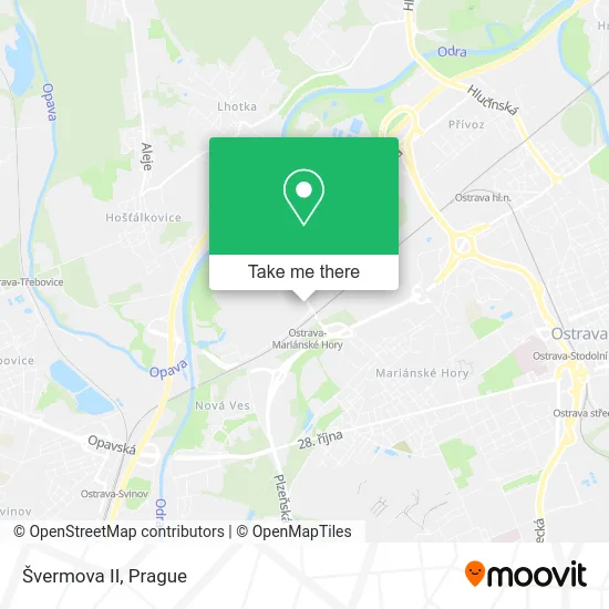 Карта Švermova II