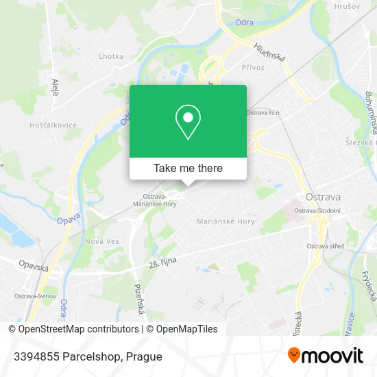 Карта 3394855 Parcelshop