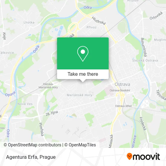 Карта Agentura Erfa