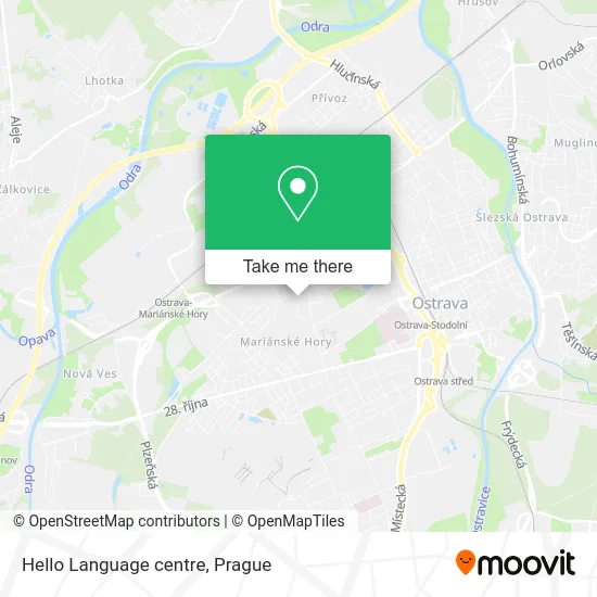 Карта Hello Language centre