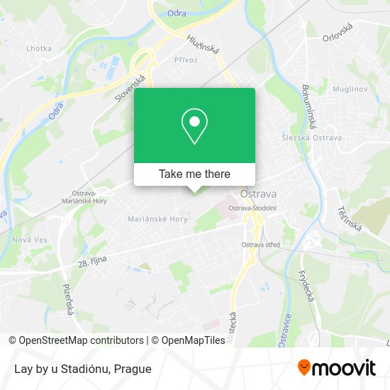 Карта Lay by u Stadiónu