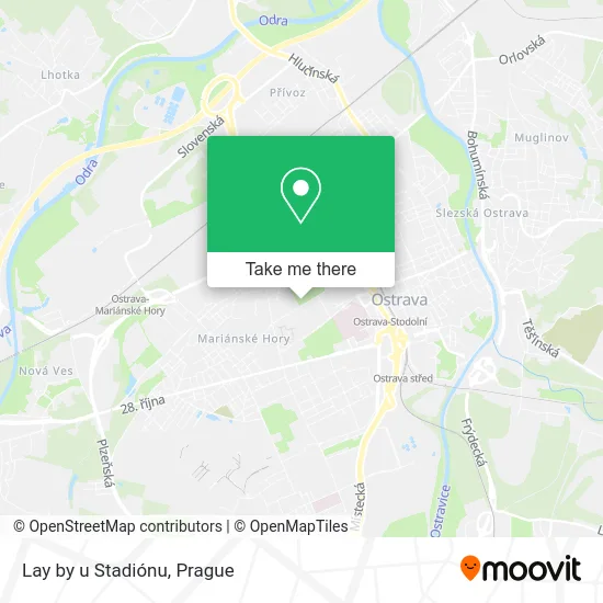 Карта Lay by u Stadiónu