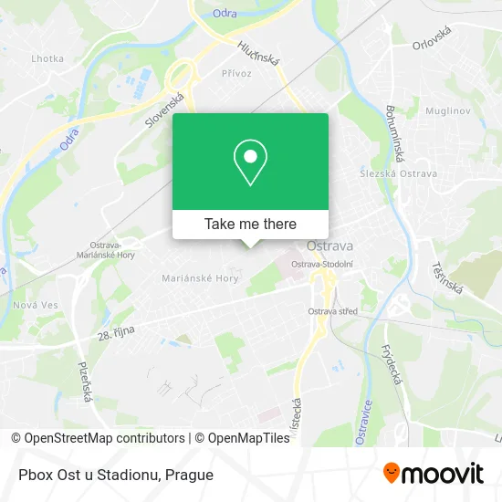Карта Pbox Ost u Stadionu
