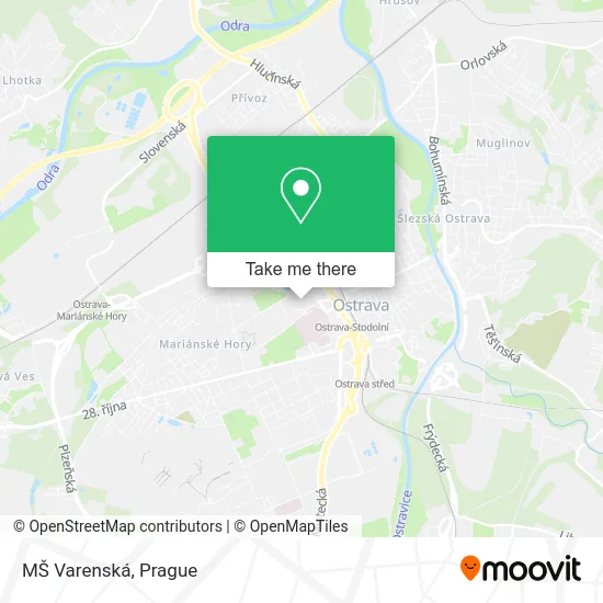 Карта MŠ Varenská