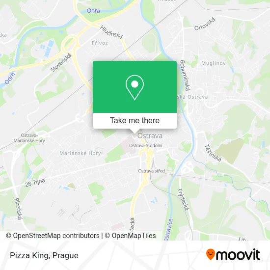 Карта Pizza King