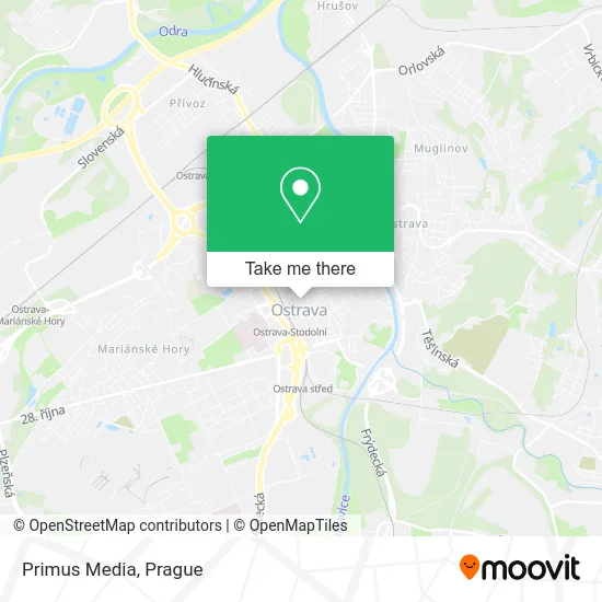 Карта Primus Media