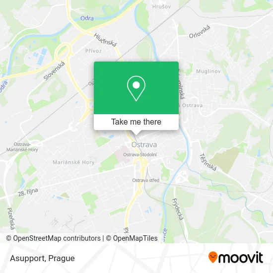 Карта Asupport