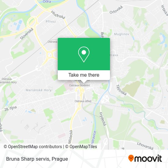 Карта Bruna Sharp servis