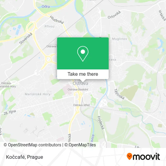 Карта Kočcafé