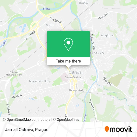 Карта Jamall Ostrava