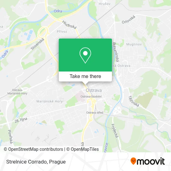Карта Strelnice Corrado