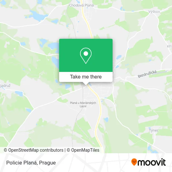 Карта Policie Planá
