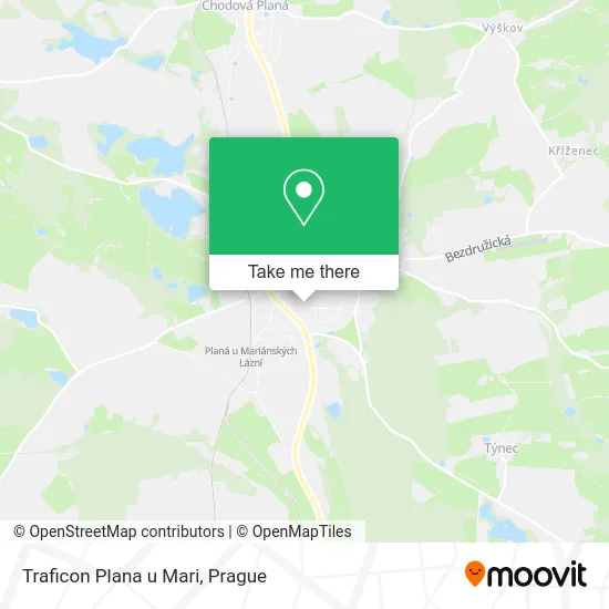 Карта Traficon Plana u Mari