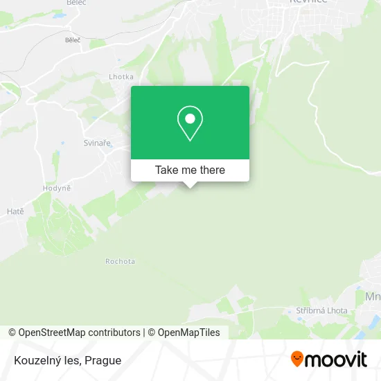 Kouzelný les map