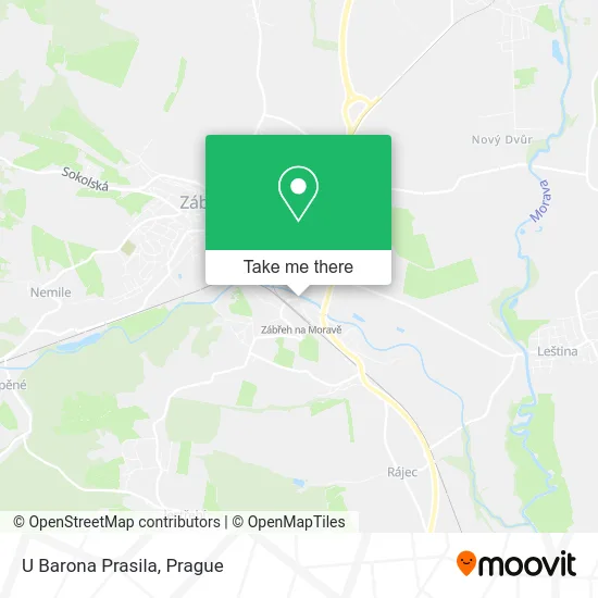 Карта U Barona Prasila