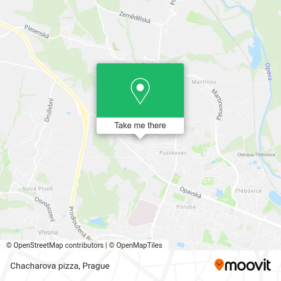 Карта Chacharova pizza