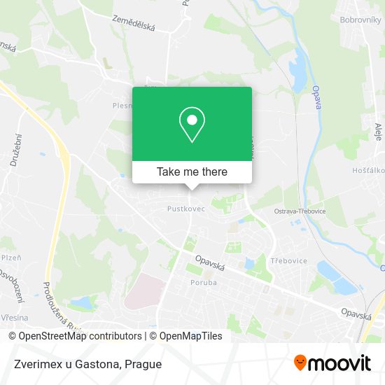 Карта Zverimex u Gastona
