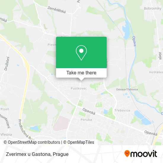 Карта Zverimex u Gastona