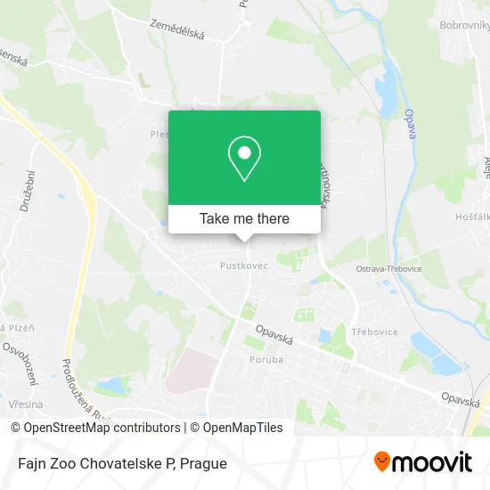 Fajn Zoo Chovatelske P map