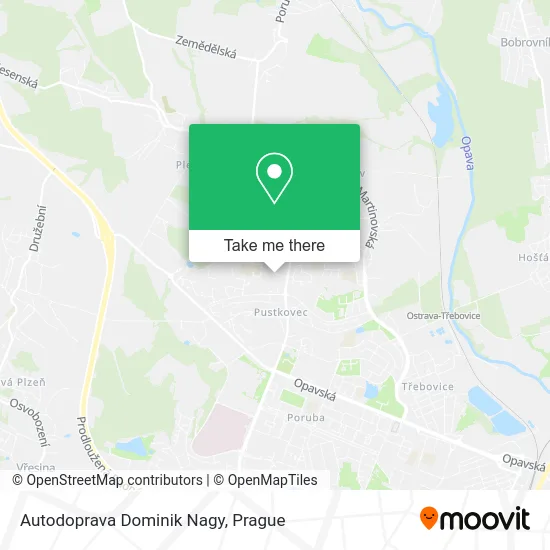 Карта Autodoprava Dominik Nagy