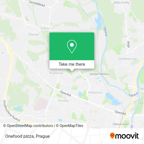 Карта Onefood pizza