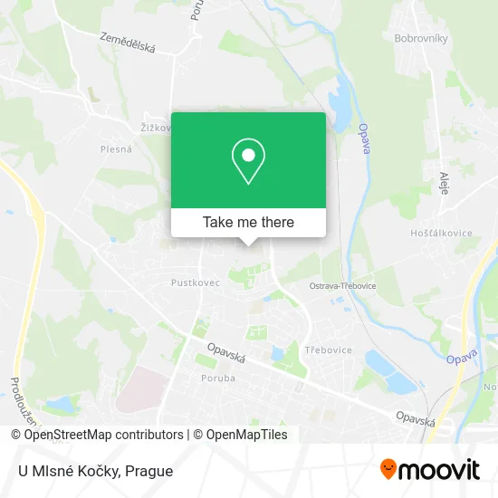 Карта U Mlsné Kočky