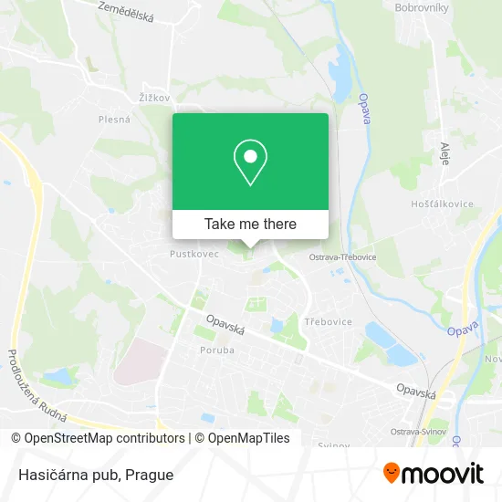 Карта Hasičárna pub