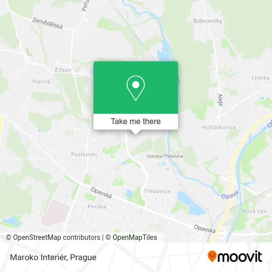Карта Maroko Interiér