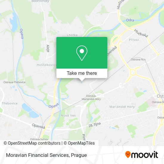 Карта Moravian Financial Services