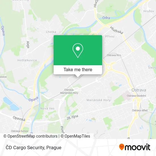 Карта ČD Cargo Security