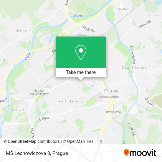 Карта MŠ Lechowiczova 8