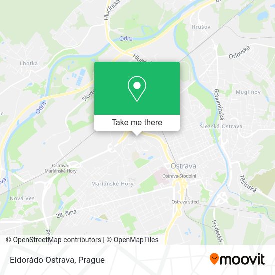 Карта Eldorádo Ostrava