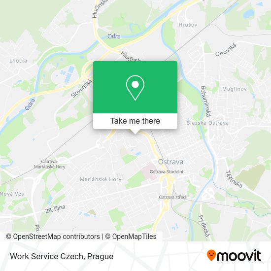Карта Work Service Czech