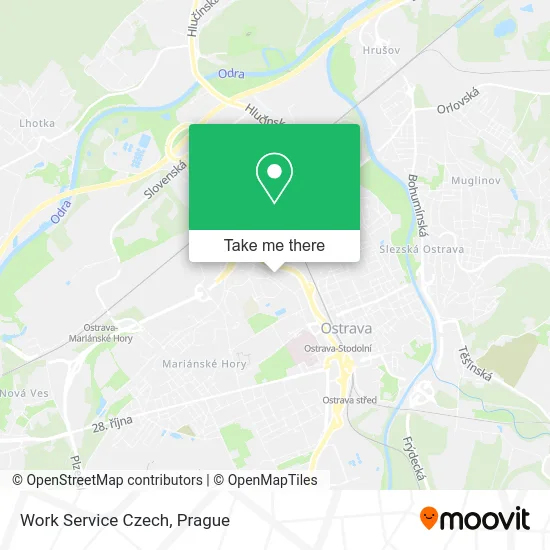 Карта Work Service Czech