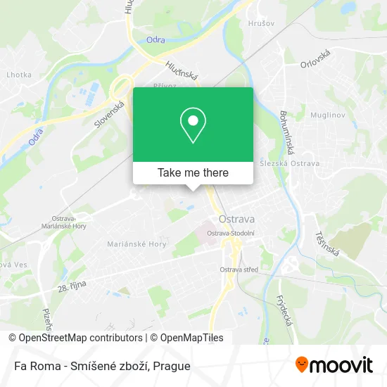 Fa Roma - Smíšené zboží map