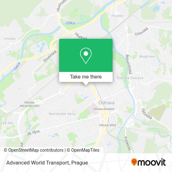 Advanced World Transport map